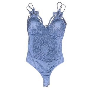 Coquette Fitted Lace Bodysuit with Adjustable Straps